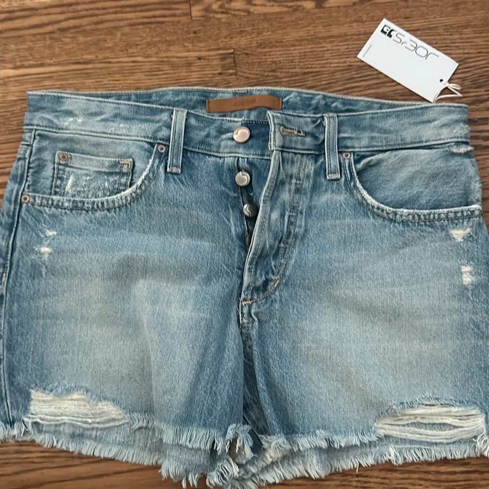 Joe’s Jeans The Lover mid rise baggy short, button fly, size 26 NEW with tags